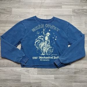 Country Deep Girls Western Graphic Crew Neck Sweatshirt